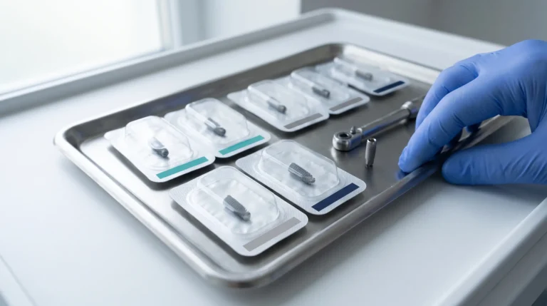 Dental implant brands used at Andent Clinic in Albania