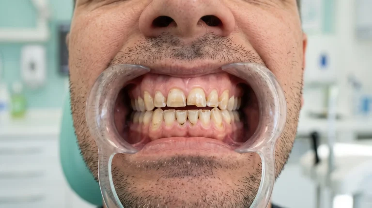 Full mouth restoration before and after at Andent Clinic Tirana Albania